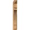 Ekena Millwork Merced Arts & Crafts Rough Sawn Outlooker, Western Red Cedar, 6"W x 28"D x 40"H OUT06X28X40MRC03RWR - alternate 2
